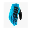 100 ПРОЦЕНТ РУКАВИЦІ CROSS\/ENDURO\/MTB МОДЕЛЬ BRISKER SOFTSHELL TURQUOISE КОЛІР TURKUSOWY РОЗМІР S - OFERTA SPECJALNA - зображення 1