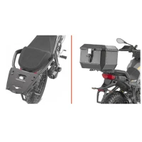 KAPPA 2024/06 СТЕЛАЖ БАГАЖНИКА ЦЕНТРАЛЬНОГО (ANODOWANE АЛЮМІНІЙ) MOTO GUZZI STELVIO '24- АЛЮМІНІЙ MONOKEY