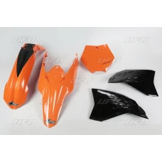 UFO КОМПЛЕКТ ПЛАСТІКОВ KTM SX/SXF '07-'10 КОЛІР OEM (ОРАНЖЕВИЙ/ЧОРНИЙ) (KT506E999)
