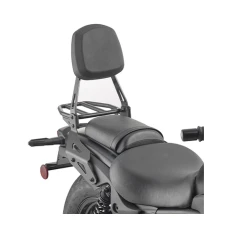 KAPPA 2024/06 ОПОРА ПАСАЖИРА Z BAGAZNIKIEM (SISIBAR) KAWASAKI ELIMINATOR 500 '24-, ЧОРНИЙ