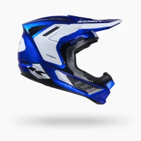 KENNY RACING ШОЛОМ CROSS/ENDURO TITANIUM GRAPHIC CANDY BLUE КОЛІР NIEBIESKI/BIALY РОЗМІР L