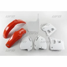 UFO КОМПЛЕКТ ПЛАСТІКОВ HONDA CR 125 '91-'92, CR 250 '90-'91 КОЛІР OEM (CZERWONY/BIALY) (HO097E999)