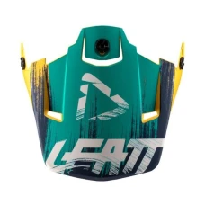 LEATT (2022/2023) DASZEK/VISOR DO ШОЛОМ GPX 3.5 V19.1 GOLD/TEAL КОЛІР ZOLTY/NIEBIESKI РОЗМІР M-XXL (ЗАПЧАСТИНИ ЗМІННІ)