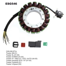 ELECTROSPORT UZWOJENIE ГЕНЕРАТОР (STATOR) CAM AM TRAXTER 500 (99-05) (420296321)