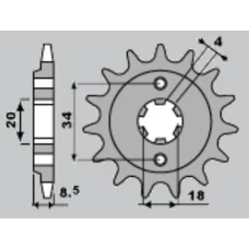 ПЕРЕДНЯ ЗІРКА JR CHT 2046 14