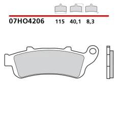 BREMBO 2026/03 КОЛОДКИ ДИСКОВІ ТОРМОЗНІ KH261 / KH281 GENUINE КАРБОН CERAMIC (POLMETALICZNE MIESZANKA OEM) ПЕРІД/ЗАД