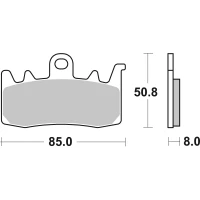 SBS BRAKEPADS SINTERED