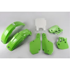 UFO КОМПЛЕКТ ПЛАСТІКОВ KAWASAKI KX 250 '89, КОЛІР OEM (ZIELONY/BIALY) (KA189E999)