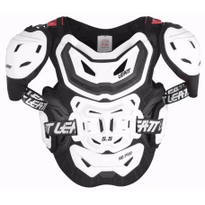 LEATT (2022/2023) ЗАХИСТ КЛІТКИ ГРУДНОЇ (BUZER) CHEST ПРОТЕКТОР 5.5 PRO HD WHITE КОЛІР БІЛИЙ РОЗМІР УНІВЕРСАЛЬНИЙ