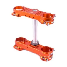 XTRIG ПОЛКИ ПІДВІСКИ ПЕРІД ROCS TECH TRIPLE CLAMPS KTM SX/SX-F '13-; EXC; HUSQVARNA '14-'22; GAS GAS '21-'22 (OFFSET 20MM) КОЛІР КОЛІР ПОМАРАНЧ