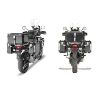 KAPPA СТЕЛАЖ KUFROW БОКОВИХ MONOKEY CAM SIDE SUZUKI DL 1000 V-STROM (14-16), DL 1000 V-STROM (17-19) - ПІД KUFRY KFR K'FORCE АЛЮМІНІЙ