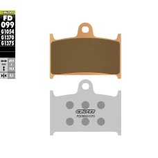 ГАЛЬМІВНІ КОЛОДКИ ДИСКОВІ GALFER МЕТАЛОКЕРАМІЧНІ (SINTERED) KH145 / KH236 (ЗОЛОТИЙ) FD099G1375