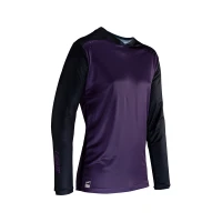 LEATT (НОВИНКА 2024) СОРОЧКА ROWEROWA MTB ENDURO 4.0 JERSEY VELVET КОЛІР FIOLETOWY/CZARNY РОЗМІР M