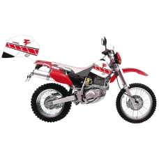 BLACKBIRD КОМПЛЕКТ НАЛІПОК (OKLEIN) YAMAHA TT 350 '87-'96 DREAM 3 КОЛІР BIALY/CZERWONY