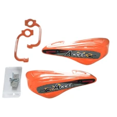 ACCEL КРИШКИ RAK (РУЧКА) Z КРІПЛЕННЯМ АЛЮМІНІЙ MX (22+28MM) (ALU-POMARANCZOWY, PLASTIK-POMARANCZOWY) - АКЦІЯ