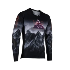 LEATT (НОВИНКА 2023) СОРОЧКА ROWEROWA MTB GRAVITY 4.0 JERSEY ALPINE КОЛІР ЧОРНИЙ РОЗМІР M