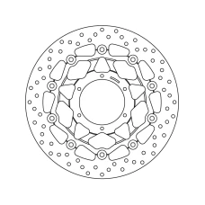BREMBO SERIE ORO BRAKEDISC ПЛАВАЮЧИЙ