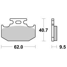SBS BRAKEPADS КЕРАМІЧНІ