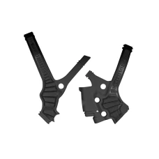 RACETECH (RTECH) 2025/12 КРИШКИ РАМИ (КОМПЛЕКТ) BI-MATERIAL СУПЕР GRIP YAMAHA YZ 85 '22-'24 КОЛІР ЧОРНИЙ