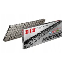 DID ЛАНЦЮГ ПРИВІДНИЙ 520ZVMXBK-118 (118 ЛАНКИ) X-RING (ВІДКРИТИЙ + КРИШКА)