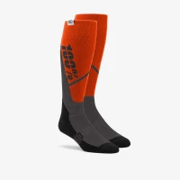 100 ПРОЦЕНТ SKARPETY TORQUE THICK COMFORT MX ORANGE/CHARCOAL КОЛІР ОРАНЖЕВИЙ/ЧОРНИЙ РОЗМІР  L/XL