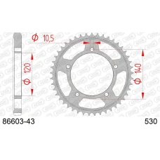 AFAM 2026/04 ШЕСТЕРНЯ ЗАД 4409 43 SUZUKI GSF 1250 '06-'16, GSXR 1000/1300 (JTR1800.43) (LANC. 530)