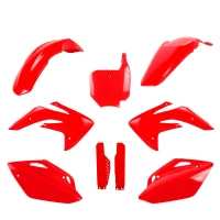 POLISPORT КОМПЛЕКТ ПЛАСТІКОВ (ПОВНИЙ KIT) HONDA CRF 150 '07-'25 W КОМПЛЕКТІ TABLICA ПЕРІД (8663200004) I КРИШКИ AMORTYZAROROW (8351300004) КОЛІР ЧЕРВОНИЙ OEM