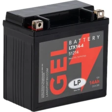 АКУМУЛЯТОР МОТОЦИКЛЕТНИЙ ГЕЛЕВИЙ LANDPORT GTX14-4