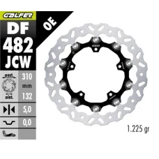 GALFER ДИСК ТОРМОЗНИЙ ПЕРІД YAMAHA FAZER 8 '10-; FZ 8 '10- YZF-R6 '05-'16 (FLOATECH) (310X132X5MM)