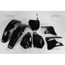 UFO КОМПЛЕКТ ПЛАСТІКОВ YAMAHA YZ 125 '00-'01, YZ 250 '00-'01 КОЛІР ЧОРНИЙ  (YA300E001)