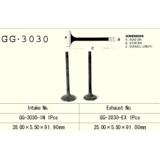 VESRAH КЛАПАН ВИПУСКНИЙ SUZUKI LT 160 '89-'03 (1 NA ТРАНСПОРТ) (OEM: 12912-02C00) (1 ШТ.) (MADE IN JAPAN)