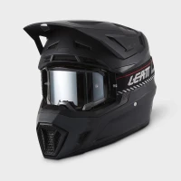LEATT ШОЛОМ KIT MOTO 7.5 STEALTH ЧОРНИЙ, L 59-60CM