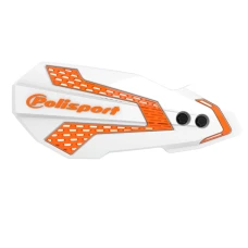POLISPORT MX ПОТОКУ HANDGUARD KTM SX/EXC 14-.. WHITE/ORANGE