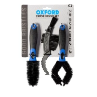 OXFORD (N) КОМПЛЕКТ SZCZOTEK DO ОЧИЩЕННЯ МОТОЦИКЛА BICYCLE TRIPLE BRUSH SET (STARY КОД: OX244)