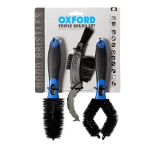 OXFORD (N) КОМПЛЕКТ SZCZOTEK DO ОЧИЩЕННЯ МОТОЦИКЛА BICYCLE TRIPLE BRUSH SET (STARY КОД: OX244)