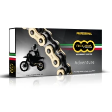 REGINA ЛАНЦЮГ 520ZRE (114 ЛАНКИ) Z-RING ENDURO DO 650CCM (ЗОЛОТИЙ) (ЗАСТІБКА+КРИШКА PELNA+ КРИШКА DRAZONA) (135ZRE/1005) ЦІНА PROMOCYJNA