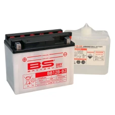 BS АКУМУЛЯТОР BB12B-B2 (YB12B-B2) 12V 12AH 160X80X160 OBSLUGOWY - ELEKTROLIT OSOBNO (155A) (4) UE2019/1148
