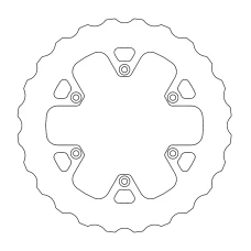 MOTO-MASTER ДИСК ТОРМОЗНИЙ ЗАД (PELNA) FIXED MUD SERIES (BLOTO) 240MM DO BETA 250/300/350/390/400/430/450/480/498/500 RR '13-'20