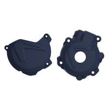 POLISPORT КОМПЛЕКТ ЗАХИСТ КРИШКИ (DEKLA) ГЕНЕРАТОР І ЗАХИСТ КРИШКИ КОМПЛЕКТА СЦЕПЛЕННЯ HUSQVARNA FE 250/300 '14-'16 КОЛІР СИНІЙ
