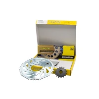 КОМПЛЕКТ ПРИВОДУ ЗІРК-ЛАНЦЮГ SUNSTAR YAMAHA MT 03 660 '06-'12 ЗОЛОТИЙ (15/47/112) (ДО 1000CC XW RING) (SUN38715/SUN1-3541-47/SS520RRR1-112G) - ЗАМІНЮЄ K520RTG024 - MADE IN JAPAN - OFERTA SPECJALNA