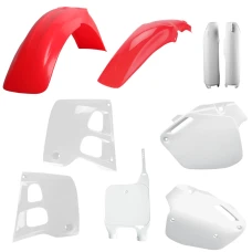 POLISPORT КОМПЛЕКТ ПЛАСТІКОВ HONDA CR 125 '91-'92; CR 250 '90-'91 КОМПЛЕКТ МІСТИТЬ КРИШКИ LAG (8394000001) КОЛІР CZERWONY/BIALY