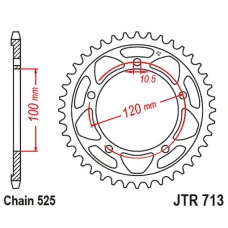 JT ЗІРОЧКА ЗАД 4447 40 APRILIA RSV 1000 11-15 (444740JT) (LANC.525)