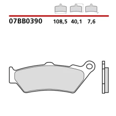 BREMBO 2026/03 КОЛОДКИ ДИСКОВІ ТОРМОЗНІ KH209 GENUINE SINTER (SPIEK METALICZNY MIESZANKA OEM) ПЕРІД/ЗАД