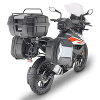 KAPPA СТЕЛАЖ KUFROW БОКОВИХ MONOKEY KTM 390 ADVENTURE (20) - ROWNIEZ ПІД KUFRY MONOKEY RETRO-FIT K-VENTURE АЛЮМІНІЙ І K'MISSION АЛЮМІНІЙ
