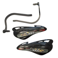 ACCEL КРИШКИ RAK (РУЧКА) Z КРІПЛЕННЯМ АЛЮМІНІЙ ATV (22+28MM) (ALU-CZARNY, PLASTIK-CZARNY)