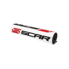 SCAR RACING GABKA NA КЕРМА (POPRZECZKE) (250MM) КОЛІР БІЛИЙ Z ЛОГОТИП SCAR