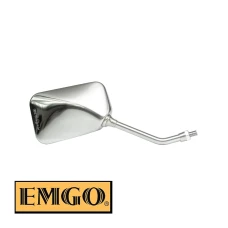 EMGO 2024/05 ДЗЕРКАЛО ХРОМ HONDA SHADOW 125, CB 250 HORNET, CB 400, CBF 500 FX '13-'18, CB 600 F HORNET '04-'06 ПРАВЕ (OEM: 88210-MBZ-KOO) (EH164I)