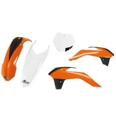 UFO 2025/11 КОМПЛЕКТ ПЛАСТІКОВ KTM SX 85 '13-'17 (KT04040127, KT04045047, KT04042999, KT04041047) КОЛІР OEM КОЛІР ПОМАРАНЧ / БІЛИЙ / ЧОРНИЙ