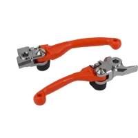 POLISPORT КОМПЛЕКТ РИЧАГ КОМПЛЕКТА СЦЕПЛЕННЯ I ГАЛЬМА KTM SX 250 '14-'22; EXC 250/300 '14-'22; SX-F/EXC-F '14-'22; HUSQVARNA FC '14-'16 КОЛІР OEM КОЛІР ПОМАРАНЧ