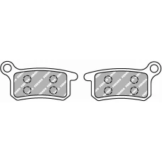 FERODO BRAKEPADS SINTER GRIP MX: HUSQVARNA 65 CR, KTM 65/85 SX